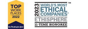 Top Workplaces in Washington DC 2022 and 2023 World's Most Ethical Companies 11-time Honoree